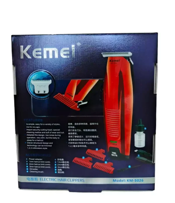 Máquina Trimmer Patillera Profesional Kemei Km-5026 - Imagen 4