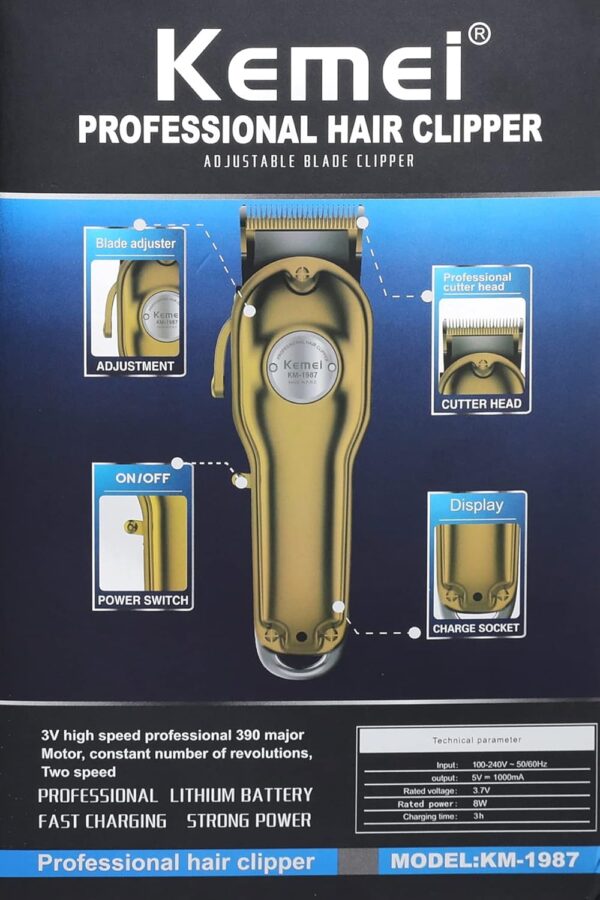 KEMEI CLIPPER KM-1987 - Imagen 4
