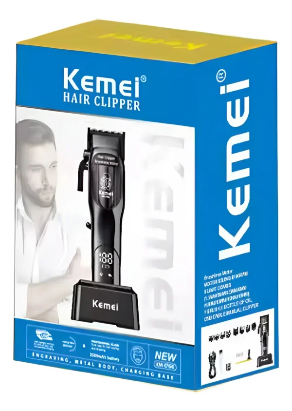Maquina De Corte Kemei Motor Brushless Con Base Km-1766 - Imagen 2