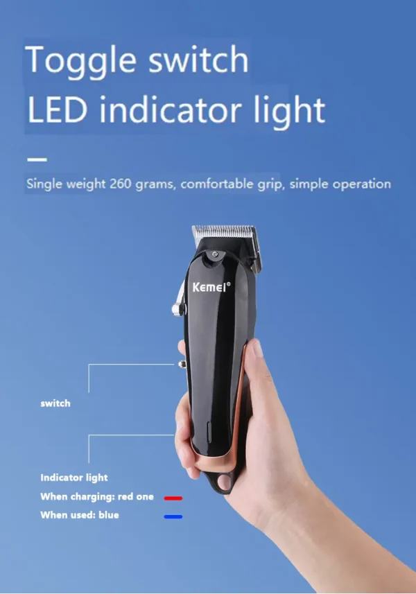 Maquina De Corte Profesional Kemei Clipper Km-1756 - Imagen 4