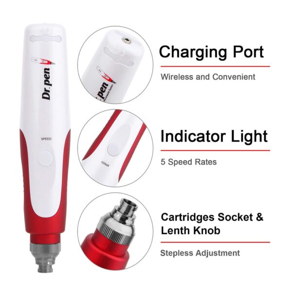 Dermapen Dr Pen N2 Inalámbrico Profesional + 2 Agujas Facial - Imagen 3