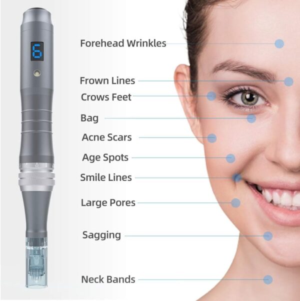Dermapen Dr Pen Profesional Ultima M8 Plateado Facial - Imagen 4