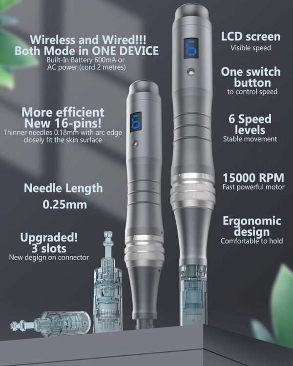 Dermapen Dr Pen Profesional Ultima M8 Plateado Facial - Imagen 6