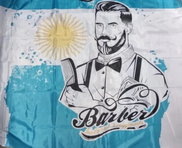 Capa De Corte De Peluquería Barberia 150x150cm - Imagen 5