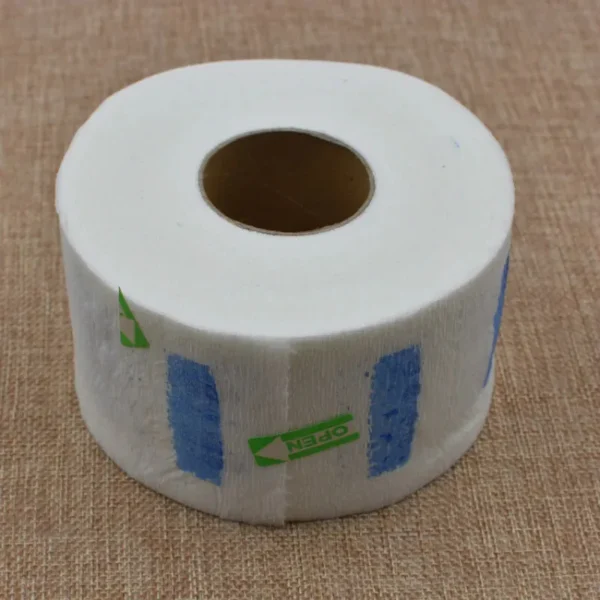 Papel Para Cuello X5 Unidad Rollo Blanco Barberia Peluquería - Imagen 3