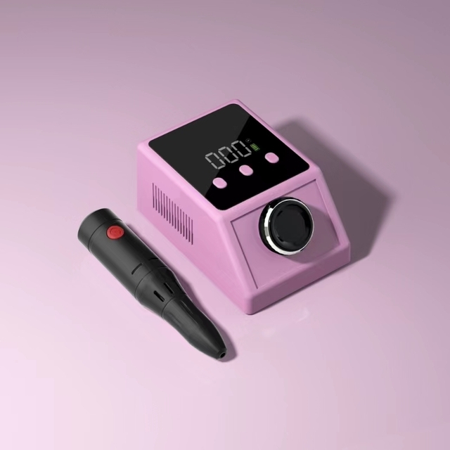 Torno Para Uñas Micromotor New Plus 2000 + Fresas - Imagen 2