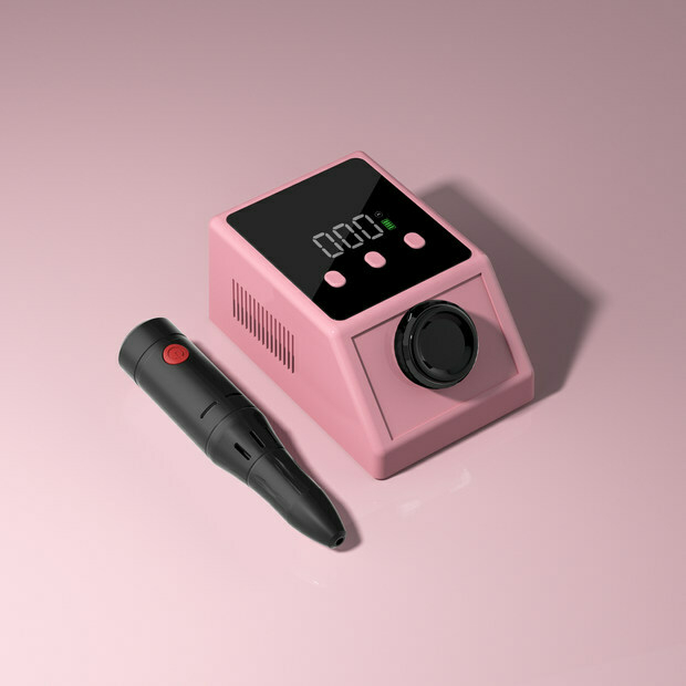 Torno Para Uñas Micromotor New Plus 2000 + Fresas - Imagen 3