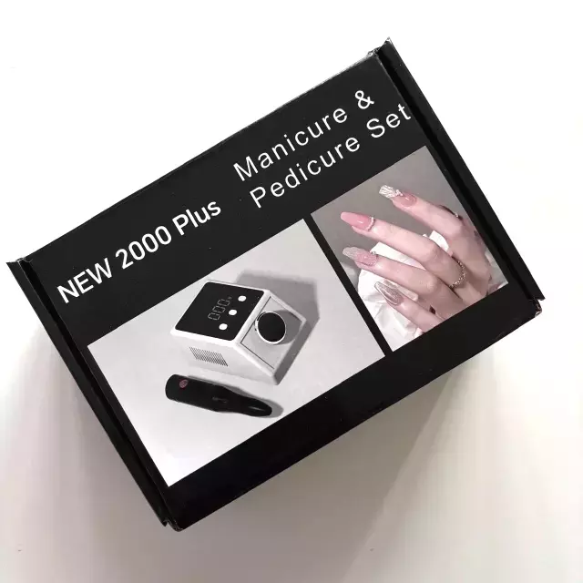 Torno Para Uñas Micromotor New Plus 2000 + Fresas - Imagen 7