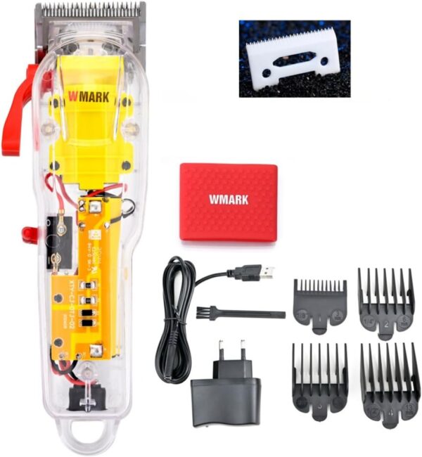 Cortadora De Pelo Profesional Hair Clipper Wmark Ng-108 - Imagen 3