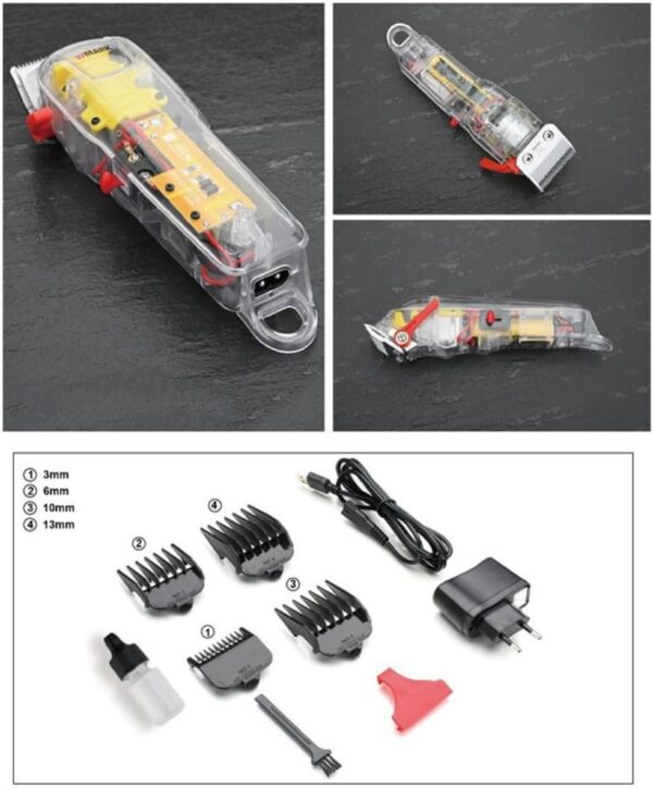Cortadora De Pelo Profesional Hair Clipper Wmark Ng-108 - Imagen 8