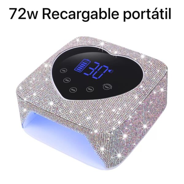 Cabina Para Uñas Profesional X20uv/led 72w Inalámbrico - Imagen 7