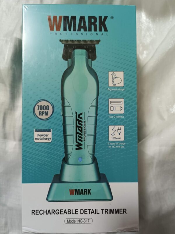Trimmer Cortadora De Pelo Barbería Wmak Ng-317 Profesional - Imagen 7
