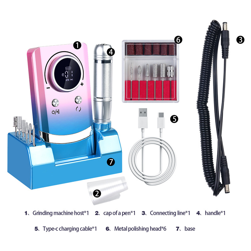 Torno Para Uñas Profesional Dmj-v11 45.000rpm Inalámbrico - Imagen 4