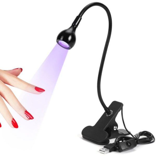Cabina Uv Led Lampara De Secado De Uñas Flexible Soft Gel 6w - Imagen 4