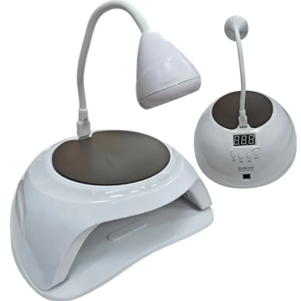 Lampara Para Uñas Cabina Led/uv 2 En 1 Sun Yc57c 268w - Imagen 3