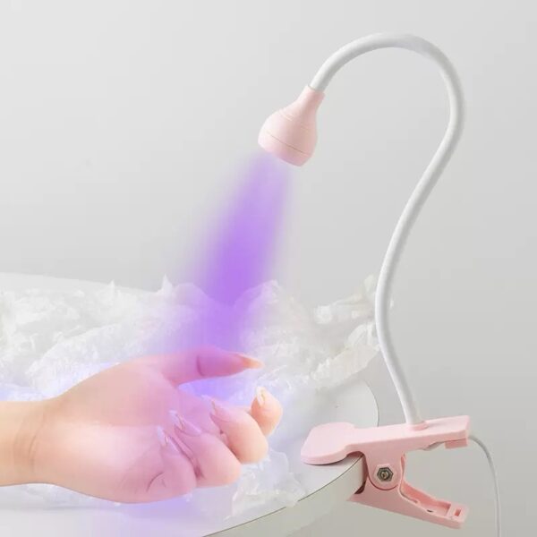 Cabina Uv Led Lampara De Secado De Uñas Flexible Soft Gel 6w - Imagen 2