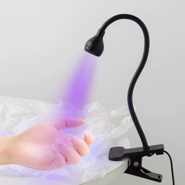 Cabina Uv Led Lampara De Secado De Uñas Flexible Soft Gel 6w - Imagen 3