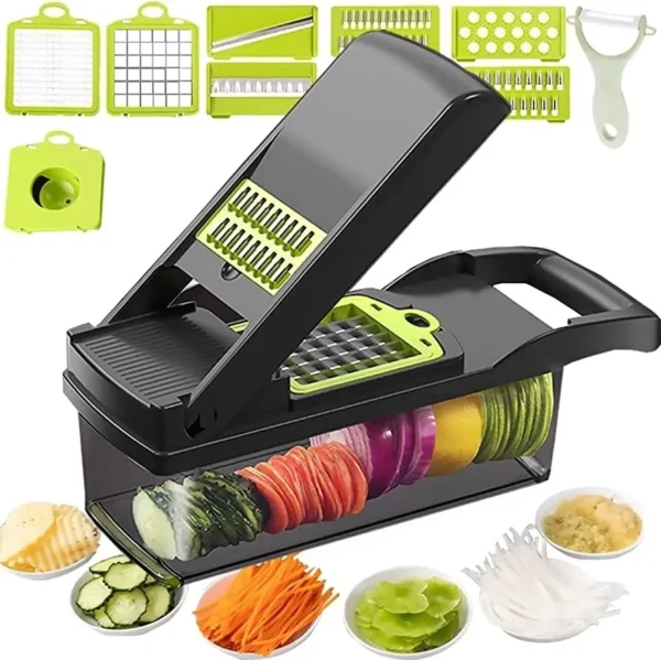 Mandolina Multifuncional Cortador Rallador Picador Verduras - Imagen 4