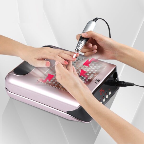 Torno De Uñas Profesional + Extractor De Polvo 2 En 1 - Imagen 6