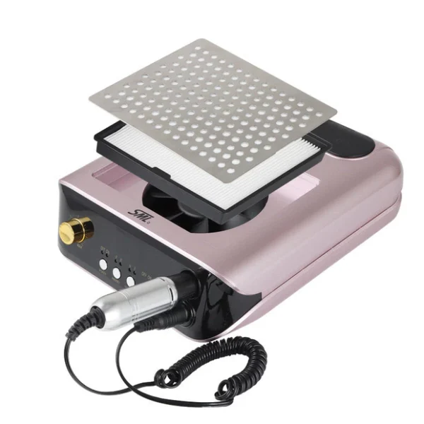 Torno De Uñas Profesional + Extractor De Polvo 2 En 1