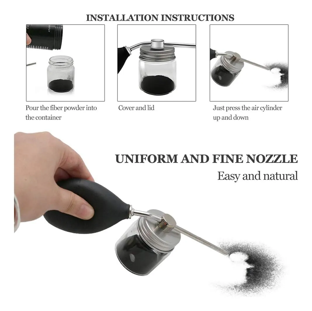 Aplicador Fibras Capilares Profesional Pulverizador Manual - Imagen 5