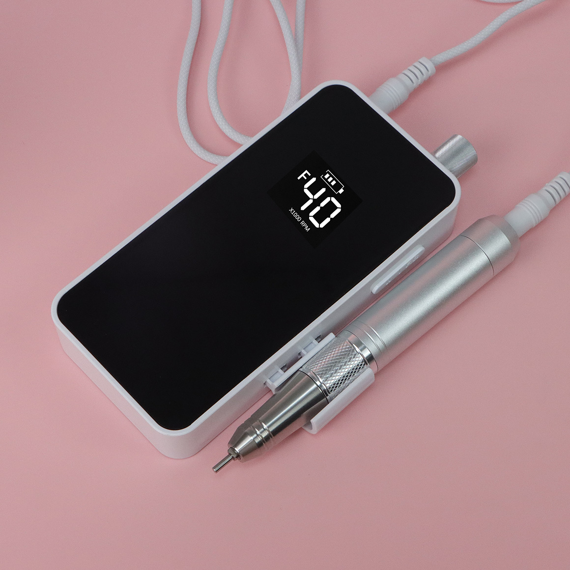 Torno Para Uñas Profesional Inalámbrico Portátil M92 40rpm - Imagen 6