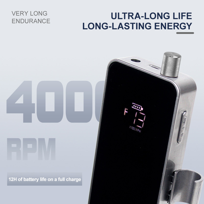 Torno Para Uñas Profesional Inalámbrico Portátil M92 40rpm - Imagen 9