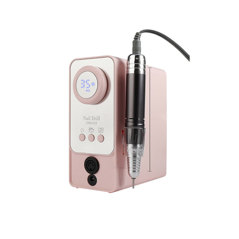 Torno Para Uñas Profesional Micromotor Nail Drill Dmj-212 - Imagen 9