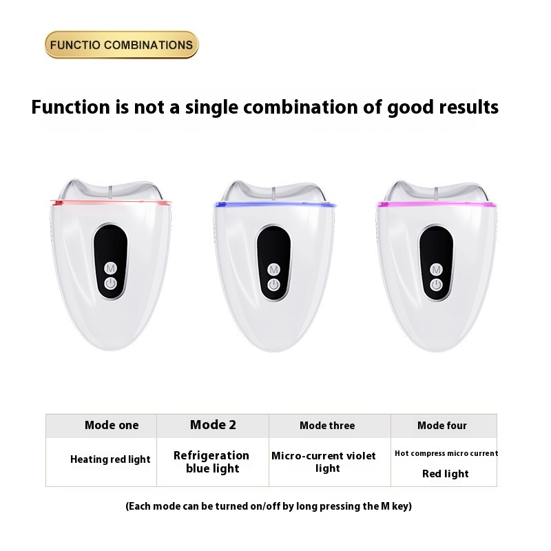 Pistola Masajeadora Guasha Dym061 4en1 Facial - Imagen 5