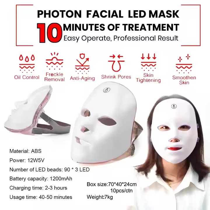 Mascara Led Facial 7 Colores Profesional - Imagen 4