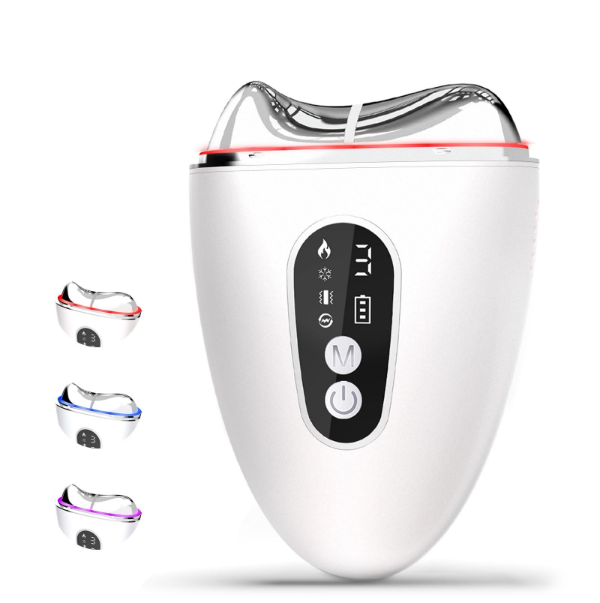 Pistola Masajeadora Guasha Dym061 4en1 Facial - Imagen 3