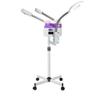 Vaporizador Facial Pedestal Ozono Lampara Lupa Estética